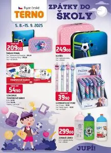 Akční leták COOP TERNO, platný od 2025-08-05 do 2025-09-19.