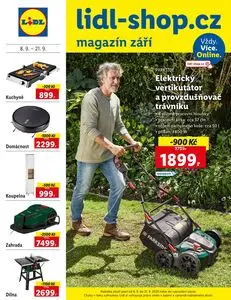 Akční leták LIDL, platný od 2025-09-08 do 2025-09-21.