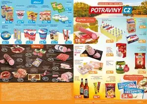 Akční leták POTRAVINY CZ, platný od 2025-09-10 do 2025-09-22.