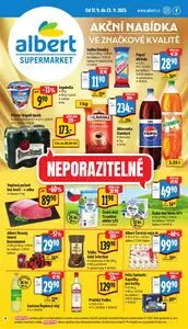Akční leták albert, platný od 2025-09-17 do 2025-09-23.