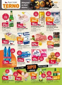 Akční leták COOP TERNO, platný od 2025-09-17 do 2025-09-23.
