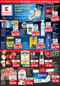Akční leták Kaufland, platný od 2025-09-17 do 2025-09-23.
