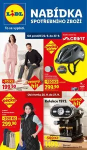 Akční leták LIDL, platný od 2025-09-22 do 2025-09-27.