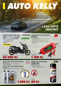 Akční leták AUTO KELLY, platný od 2025-09-02 do 2025-09-29.