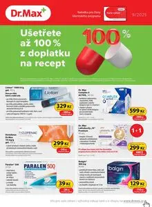 Akční leták Dr. Max, platný od 2025-09-01 do 2025-09-30.