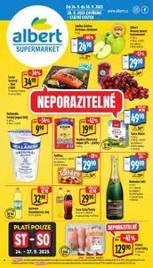 Akční leták albert, platný od 2025-09-24 do 2025-09-30.