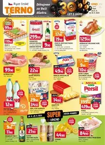 Akční leták COOP TERNO, platný od 2025-09-24 do 2025-09-30.