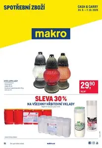 Akční leták makro, platný od 2025-09-24 do 2025-10-07.