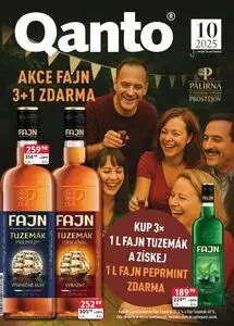 Akční leták Astur & Qanto, platný od 2025-10-01 do 2025-10-31.