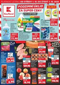 Akční leták Kaufland, platný od 2025-10-01 do 2025-10-07.