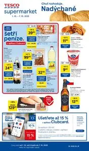 Akční leták TESCO, platný od 2025-10-01 do 2025-10-07.