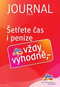 Akční leták dm, platný od 2025-09-11 do 2025-10-08.