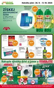 Akční leták Můj obchod, platný od 2025-09-26 do 2025-10-09.