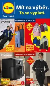 Akční leták LIDL, platný od 2025-10-06 do 2025-10-12.