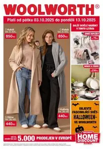 Akční leták WOOLWORTH, platný od 2025-10-03 do 2025-10-13.