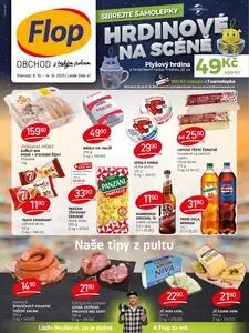 Akční leták FloP, platný od 2025-10-08 do 2025-10-14.