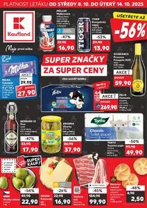 Akční leták Kaufland, platný od 2025-10-08 do 2025-10-14.