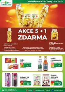 Akční leták Tamda Foods, platný od 2025-10-08 do 2025-10-14.