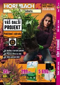 Akční leták HORNBACH, platný od 2025-10-01 do 2025-10-15.