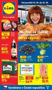 Akční leták LIDL, platný od 2025-10-13 do 2025-10-15.