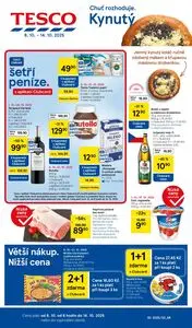 Akční leták TESCO, platný od 2025-10-06 do 2025-10-16.