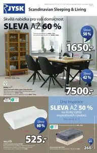 Akční leták Jysk, platný od 2025-09-29 do 2025-10-19.