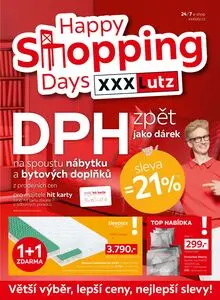 Akční leták XXXLutz, platný od 2025-10-06 do 2025-10-19.