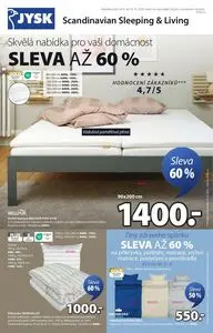Akční leták Jysk, platný od 2025-10-08 do 2025-10-19.