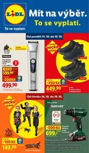 Akční leták LIDL, platný od 2025-10-13 do 2025-10-19.