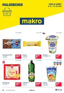 Akční leták makro, platný od 2025-10-08 do 2025-10-21.