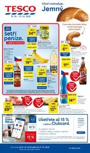 Akční leták TESCO, platný od 2025-10-15 do 2025-10-21.