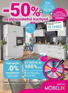 Akční leták MÖBELIX, platný od 2025-10-13 do 2025-10-26.