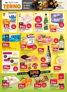 Akční leták COOP TERNO, platný od 2025-10-22 do 2025-10-28.