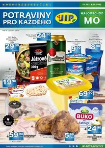 Akční leták JIP, platný od 2025-10-22 do 2025-11-02.