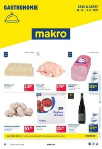 Akční leták makro, platný od 2025-10-22 do 2025-11-04.