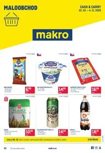 Akční leták makro, platný od 2025-10-22 do 2025-11-04.