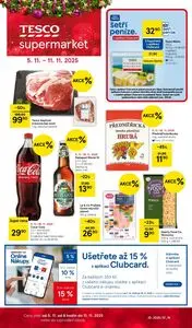Akční leták TESCO, platný od 2025-11-05 do 2025-11-11.