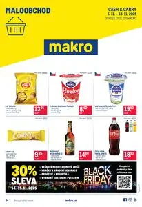 Akční leták makro, platný od 2025-11-05 do 2025-11-18.