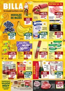 Akční leták BILLA, platný od 2025-11-12 do 2025-11-18.