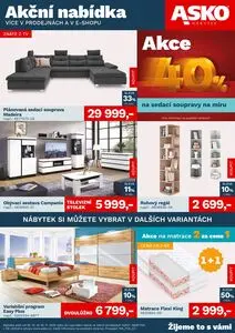 Akční leták ASKO NÁBYTEK, platný od 2025-10-30 do 2025-11-19.