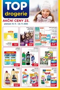 Akční leták Top Drogerie, platný od 2025-11-13 do 2025-11-22.