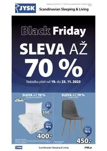 Akční leták Jysk, platný od 2025-11-19 do 2025-11-23.