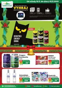 Akční leták Tamda Foods, platný od 2025-11-19 do 2025-11-25.