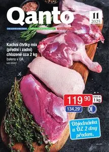 Akční leták Astur & Qanto, platný od 2025-11-01 do 2025-11-30.