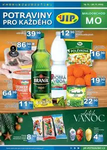 Akční leták JIP, platný od 2025-11-19 do 2025-11-30.