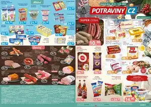 Akční leták POTRAVINY CZ, platný od 2025-11-19 do 2025-12-01.