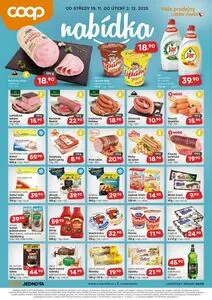 Akční leták COOP, platný od 2025-11-19 do 2025-12-02.