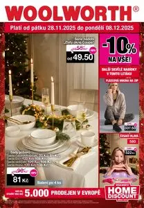 Akční leták WOOLWORTH, platný od 2025-11-28 do 2025-12-08.