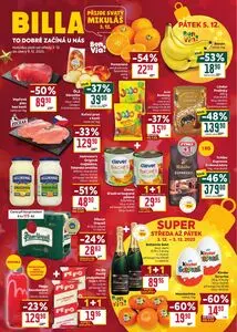 Akční leták BILLA, platný od 2025-12-03 do 2025-12-09.
