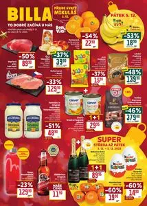 Akční leták BILLA, platný od 2025-12-03 do 2025-12-09.